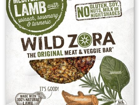 Wild Zora    Meat & Veggie Bar Mediterranean Lamb 1 oz Online now