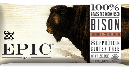 EPIC    Bison Bacon Cranberry Bar 1.3 oz Online now