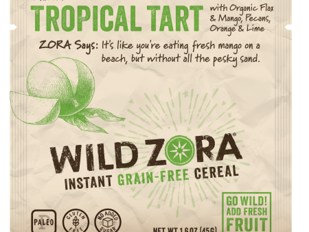 Wild Zora    Instant Grain-Free Hot Cereal Tropical Tart 1.6 oz Online