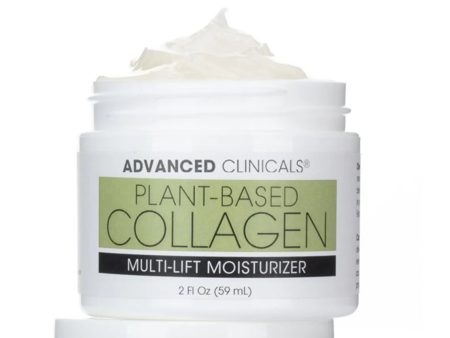 Advance Clinicals Plant Based Collagen, Multi-Lift Moisturiser 59ML Hot on Sale