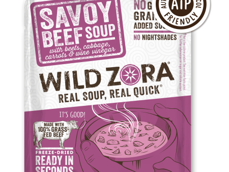 Wild Zora    Instant Soup Savoy Beef with Beets, Cabbage & Carrots 0.5 oz on Sale