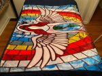 Angel of Healing Throw Blanket - Red Theme For Discount