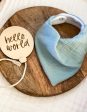 Sea Mist Muslin Bandana Bib Hot on Sale