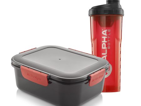 2.1 Set Fresco Lunch Box + Alpha Bottle 1000 For Cheap