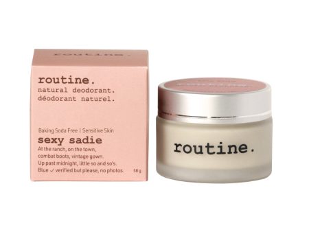 Routine Deodorant Creme - Sexy Sadie - Vegan (no beeswax) on Sale