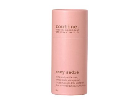 Routine Deodorant Creme - Sexy Sadie Stick - Vegan (no beeswax) For Discount