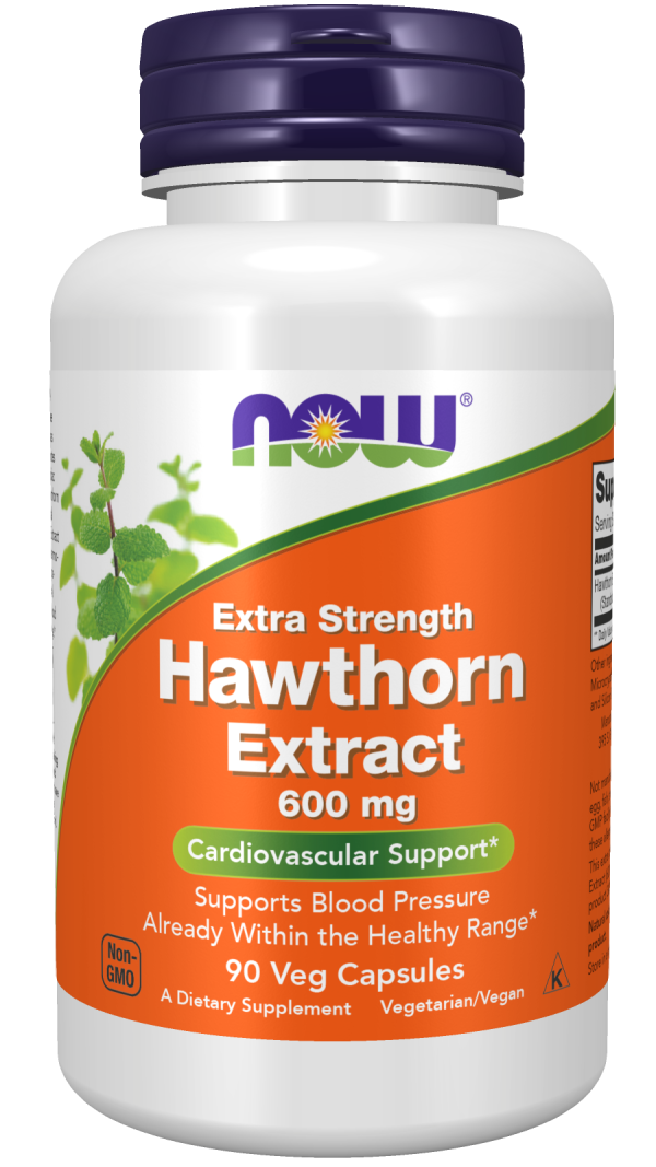 Extra Strength Hawthorn Extract 600 mg 90 Veg Caps Hot on Sale