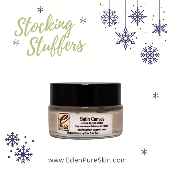 Stocking Stuffer: Satin Canvas - citrus facial scrub for ALL SKIN TYPES on Sale