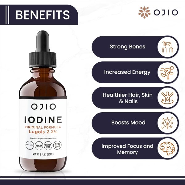 Ojio, Iodine, Lugol s Solution 2% 60 ml Cheap