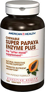 Super Papaya Enzyme Plus  180 Chewable Tablets on Sale