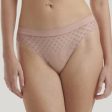 Wolford - Lace & Logo Brief - Powder Pink Online