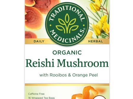 Traditional Medicinals Organic Reishi Mushroom with Rooibos & Orange Peel 24G Sale