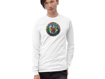 Color Throat-Chakra Long Sleeve Shirt For Cheap