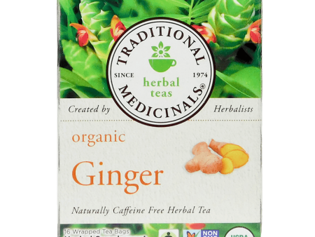 Traditional Medicinals    Organic Ginger Tea 16 Bags Sale