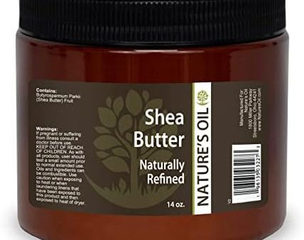 Shea Butter Naturally Refined by Nature s Oil 14 oz Tub Online now