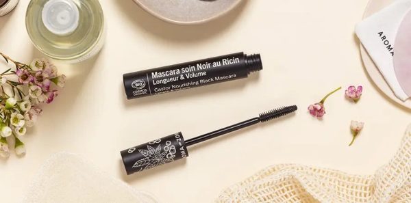 AROMA ZONE NOURISHING BLACK MASCARA WITH ORGANIC CASTOR 10ML Sale