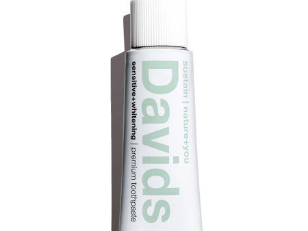 Davids Premium Toothpaste Sensitive Whitening Nano-Hydroxyapatite   Peppermint 50g. Cheap