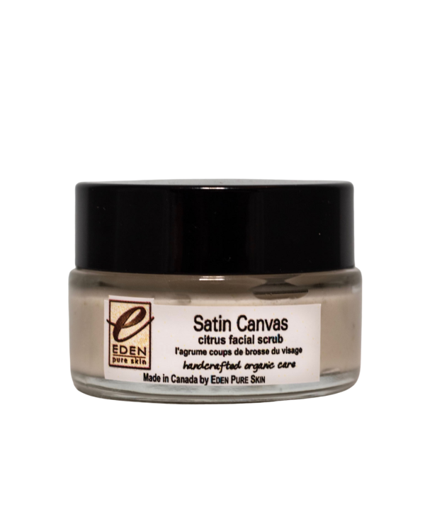 Satin Canvas - citrus facial scrub for ALL SKIN TYPES Online