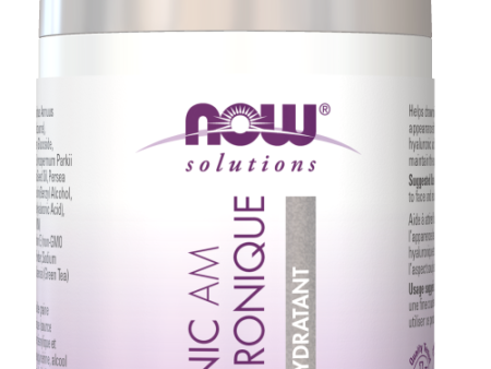 NOW Solutions HYALURONIC ACID AM MOISTURIZER REHYDRATE 2 fl. oz. For Sale