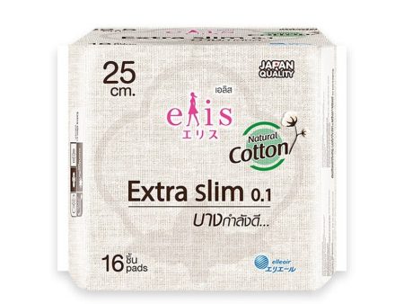 Elis Extra Slim 0.1 Cotton Plus 25cm 16 Pads Online