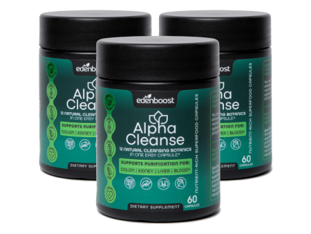 3 Bottles of AlphaCleanse (Discounted) Supply