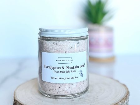 Eucalyptus & Plantain Leaf Goat Milk Salt Soak Fashion