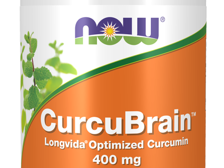 CurcuBrain™ 400 mg - 50 Veg Capsules Cognitive Support* Hot on Sale