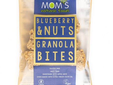 Mom’s Natural Foods, BlueBerry & Nuts Granola Bites 50 For Discount