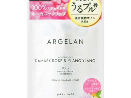 ARGELAN Organic Moist Lipstick Damsk Rose & Ylang Ylang Online Sale