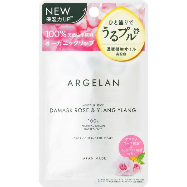 ARGELAN Organic Moist Lipstick Damsk Rose & Ylang Ylang Online Sale