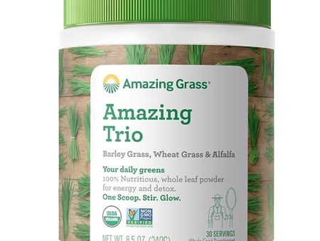 Amazing Trio & Organic Wheat Grass on Sale