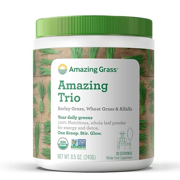 Amazing Trio & Organic Wheat Grass on Sale