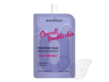 BANOBAGI TREATMENT MASK DERMA ESSENCE OVERALL TROUBLE SKIN 20ML For Cheap