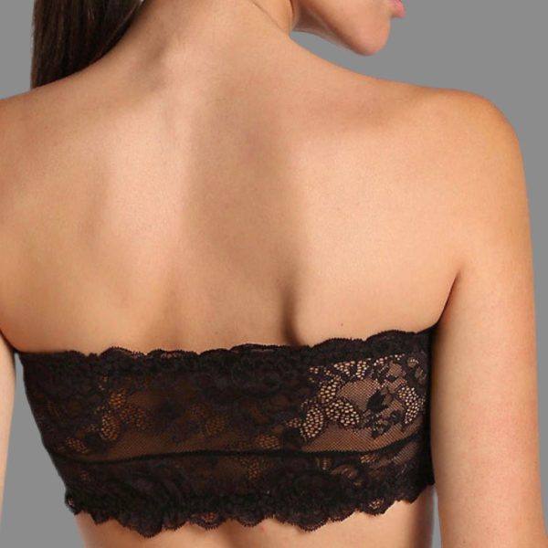 Janira - Greta Lace Bandeau - Black Nude on Sale