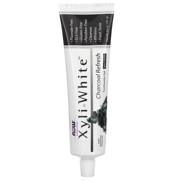 NOW SOLUTION XyliWhite™ Charcoal Refresh Toothpaste Gel 181 G Cheap