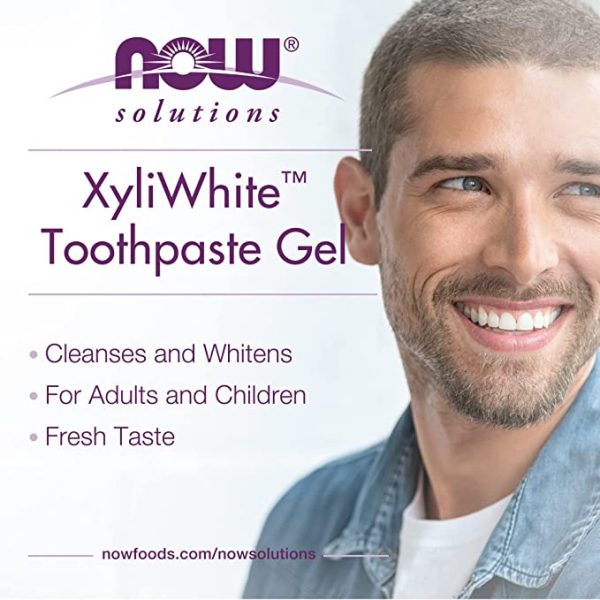 NOW Solutions Xyliwhite Refreshmint Toothpaste Gel 181G on Sale