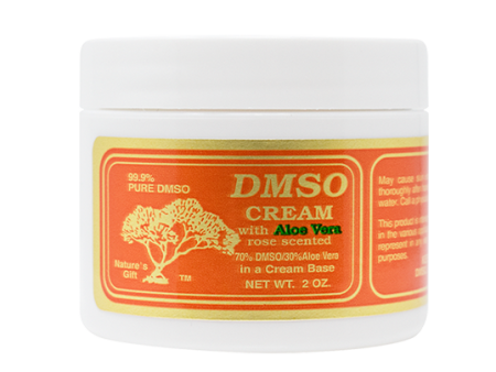 DMSO Cream with Aloe Vera - Rose Scented 2oz Fashion