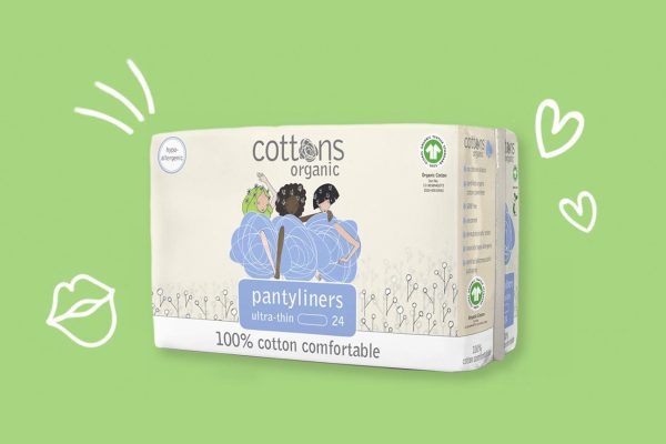 Cottons, 100% Natural Cotton Coversheet, Pantyliners, Ultra-Thin, 24 Liners For Discount