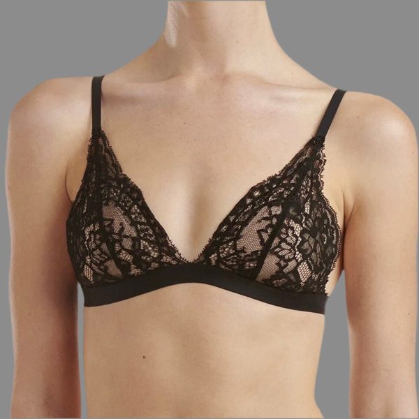 Wolford - Belle Fleur Wireless Bra - Black Fashion