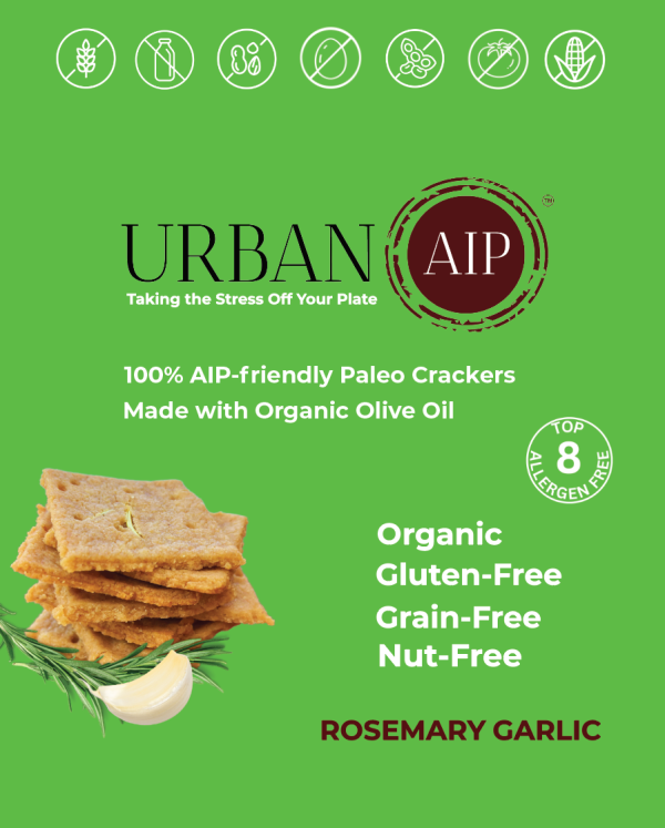 Urban AIP    Rosemary Garlic Crackers, 4.5 oz For Discount