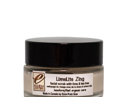 Stocking Stuffer: LimeLite Zing - facial scrub with lime & tea tree for COMBINATION   OILY SKIN Fashion