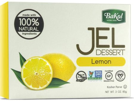 Bakol Lemon Flavor Jel Dessert 3oz For Cheap