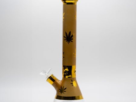 Gold Glass Beaker Bong Online