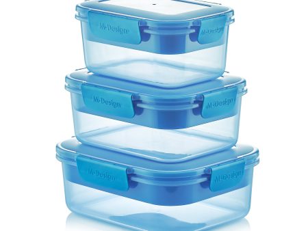 ORIGINAL | VALUE SET Fresco Lunch Box 1.1L, 1.6L & 2.1L Sale