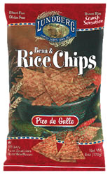 Bean & Rice Chips, Pico de Gallo, 12 x 6 ozs. by Lundberg For Sale