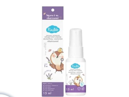 Kindee Organic Mosquito Repellent Lavender Spray 15ML Discount