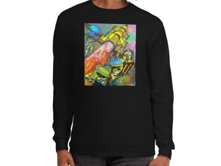 Spaceman Visual Reiki Long Sleeve Shirt Online Hot Sale