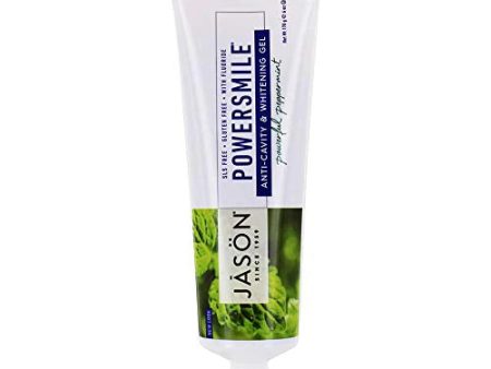 JASON Powersmile® Anti-Cavity & Whitening Gel Powerful Peppermint 170 G For Cheap