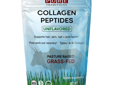 Pure Traditions    Collagen Peptides Unflavored 9.33 oz For Cheap