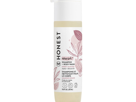 Honest Nourish Shampoo & Body WashSweet Almond Jojoba + Almond Oil 295 ML Cheap